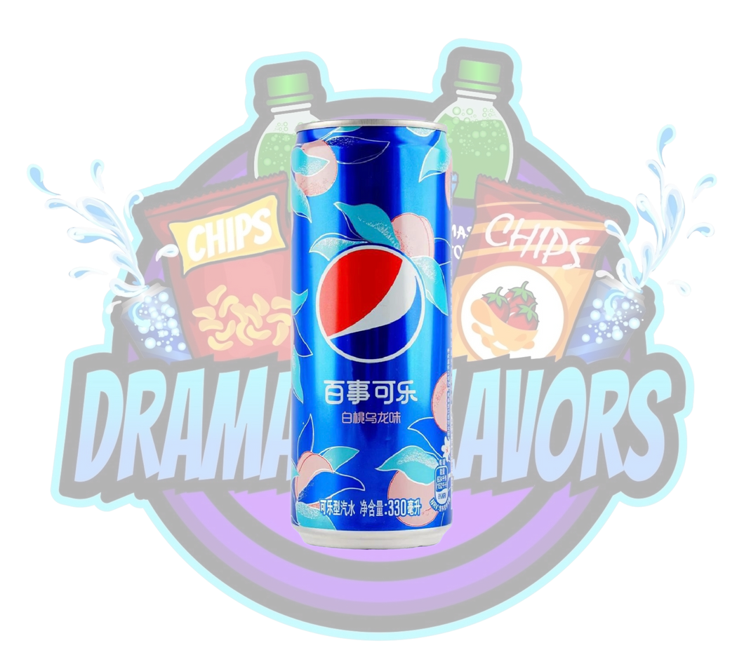 Pepsi Peach Oolong - DramaticFlavors