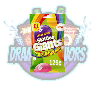 Skittles Sour Giants - DramaticFlavors