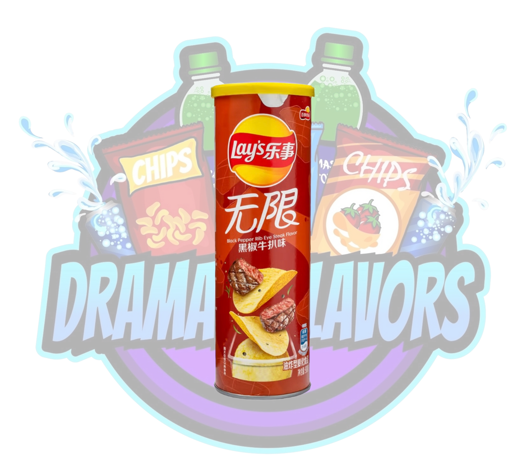 DramaticFlavors - Lays Black Pepper Ribeye Steak