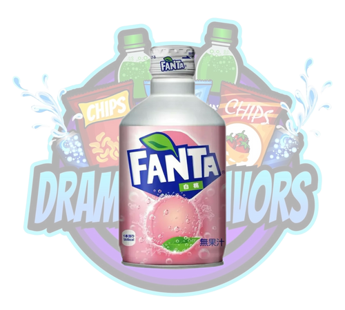 DramaticFlavors - Fanta White Peach Japan Can