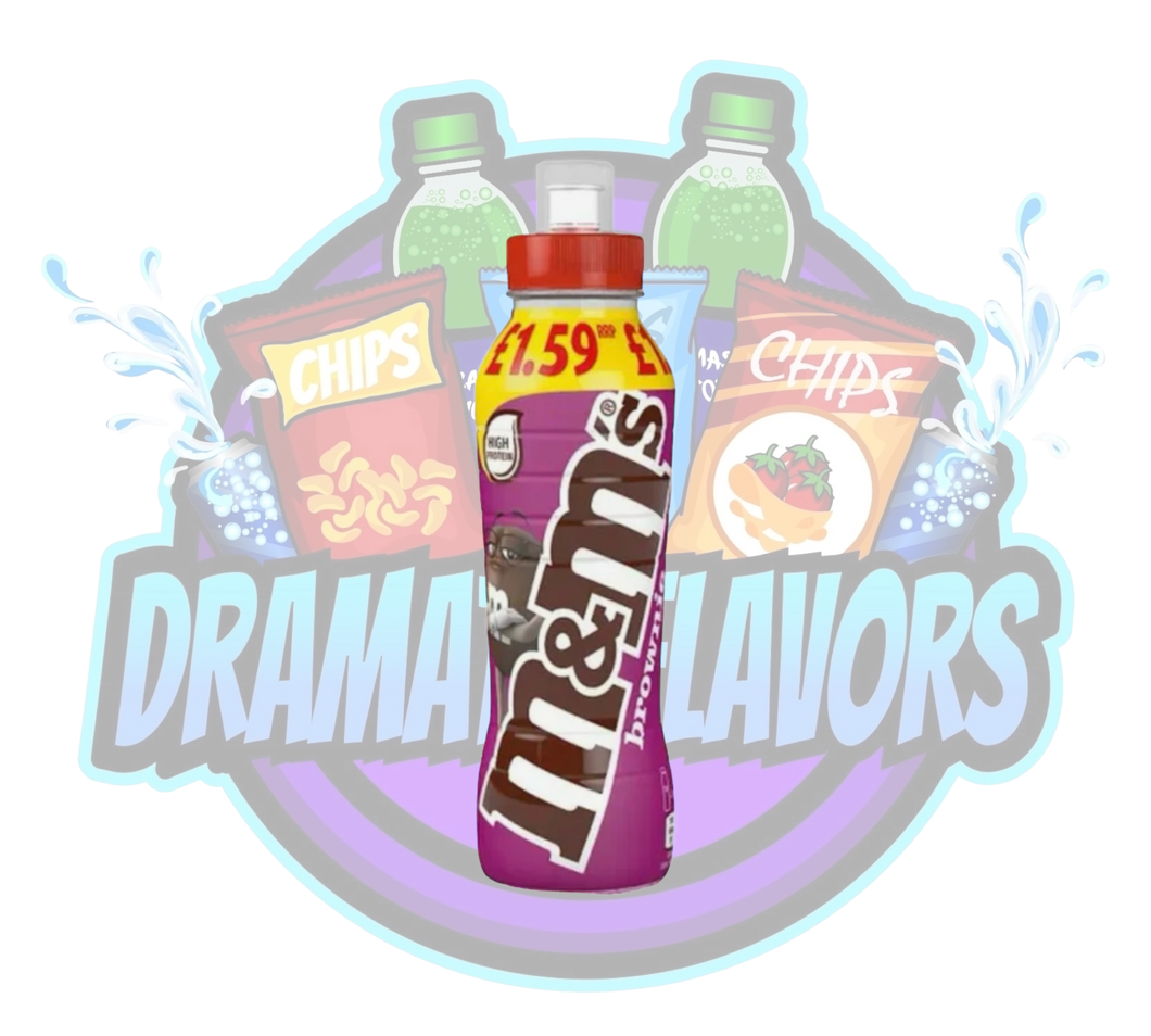 DramaticFlavors - M&M Brownie Bottled Milkshake Drink