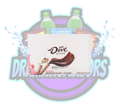 DramaticFlavors - Dove Strawberry Wafer Rolls