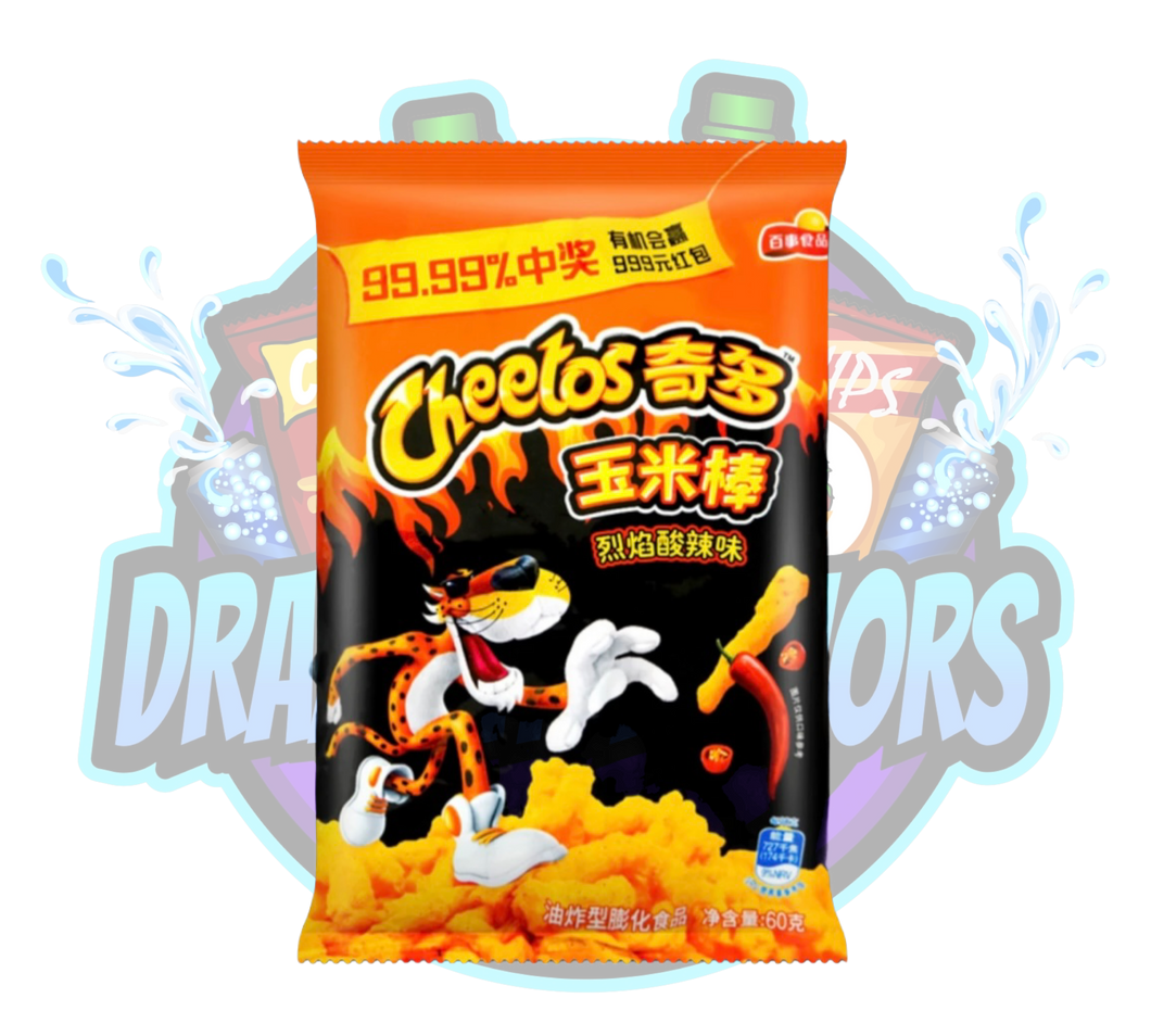 DramaticFlavors - Cheetos Hot & Sour Corn Sticks