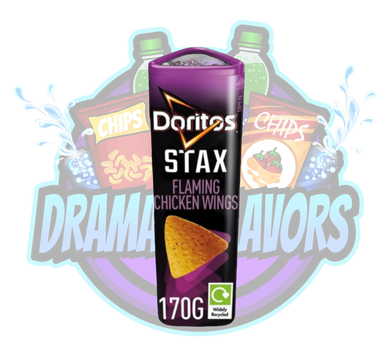 DramaticFlavors - Doritos Stax Flaming Chicken Wings