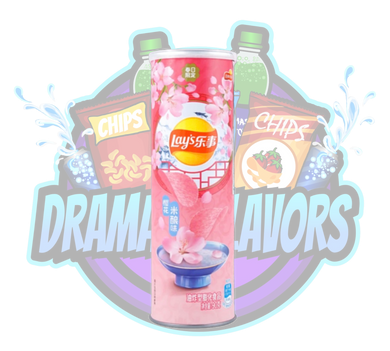 DramaticFlavors - Lays Cherry Blossom Rice Wine Chips